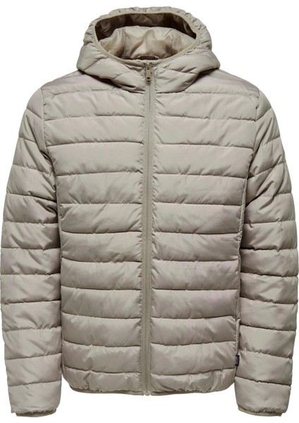 Bron Hood Quılt Jacket Otw Vd Erkek Haki Mont 22025506-03