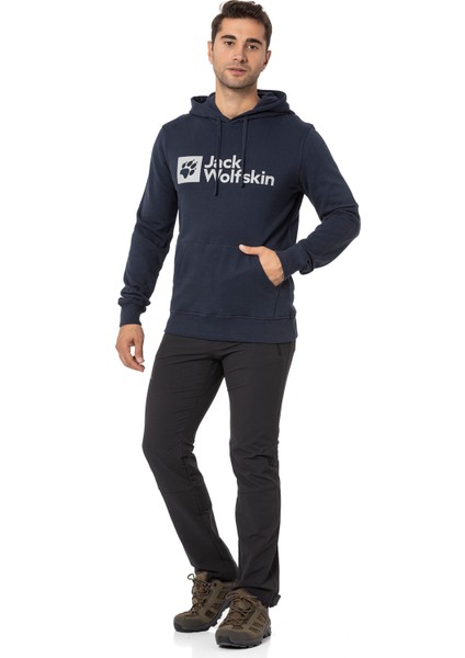 Jack Wolfskin Arthur Hoody M Erkek Mavi Sweatshirt 1000001TR-1010