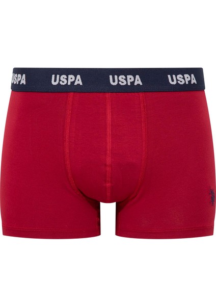 Erkek Gri Melanj-Bordo-Baskılı 3'lü Boxer 80509 modelleri