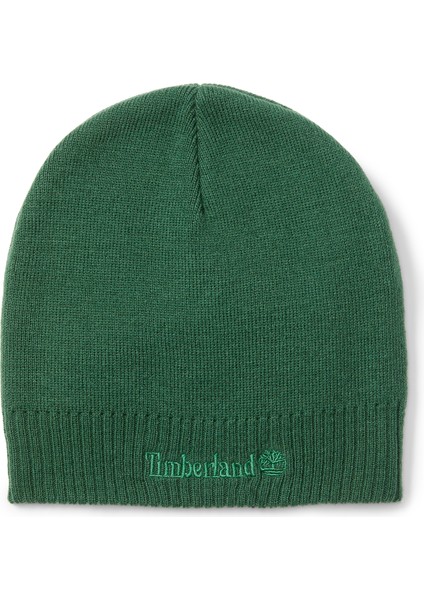 Knit Logo Beanie Erkek Yeşil Bere TB0A1EGXCY41