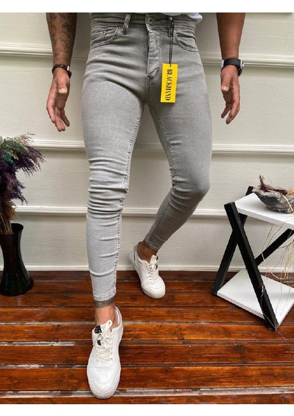 Erkek Slimfit Kesim Likralı Kot