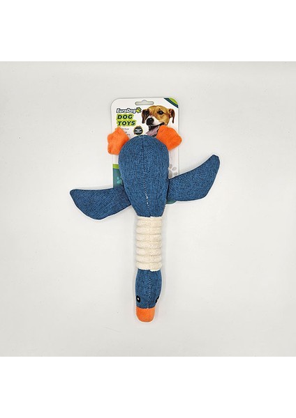 Peluş Ördek Köpek Oyuncağı 30X9 cm
