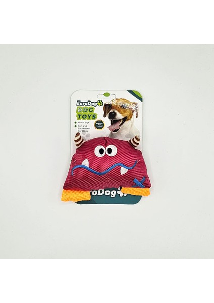 Parlak Canavar Köpek Oyuncağı 13X10 cm