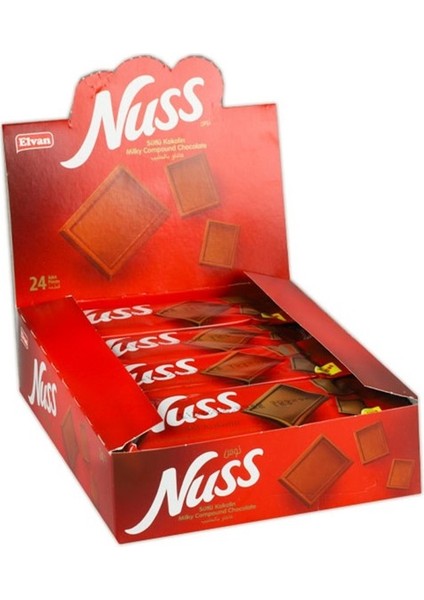 Nuss Tablet 12 Gr. 24 Adet (1 Kutu)