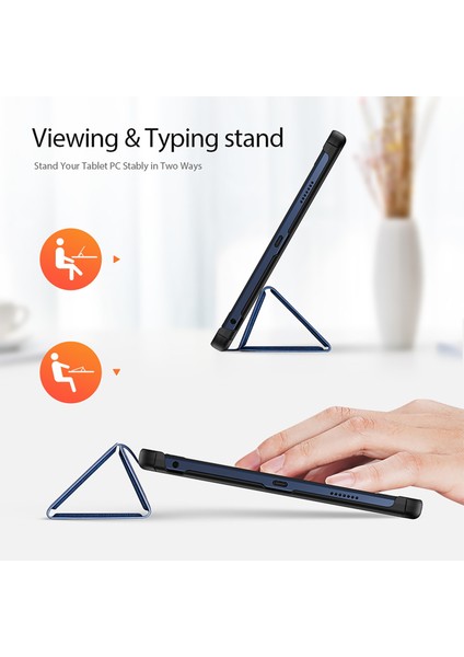 Lenovo Tab M10 5g 10.6 Için Domo S Pu Tablet Kılıfı (Yurt Dışından) modelleri