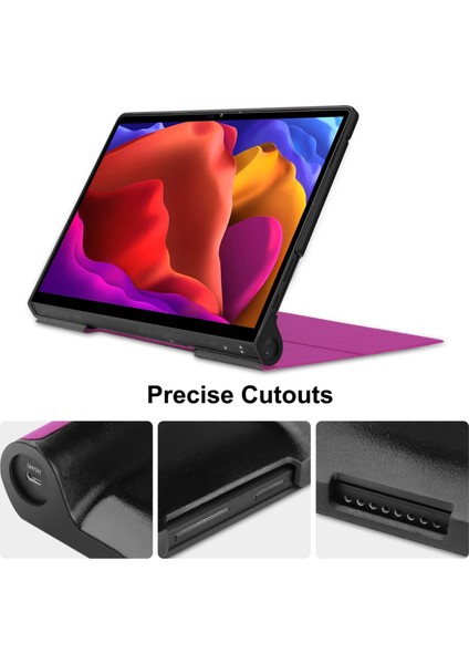 Lenovo Yoga Pad Pro 13 Inç Yf K606F Deri Kılıf (Yurt Dışından)