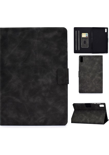 Lenovo Sekmesi Için Cowhide Doku Pu Deri Kılıf P11 Gen 2 (Yurt Dışından)