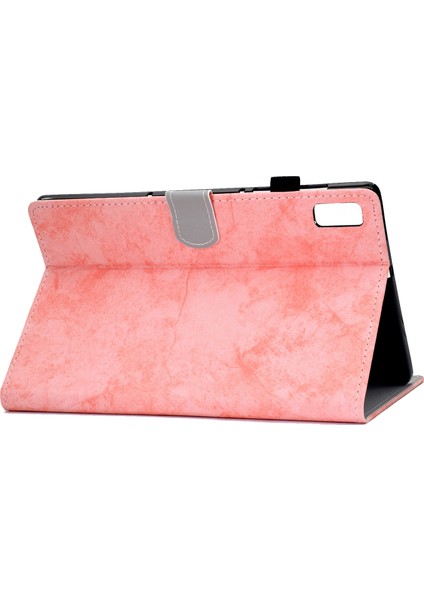Lenovo Sekmesi Için Kumaş Doku Pu Tablet Kutusu P11 Gen 2 Pembe (Yurt Dışından)