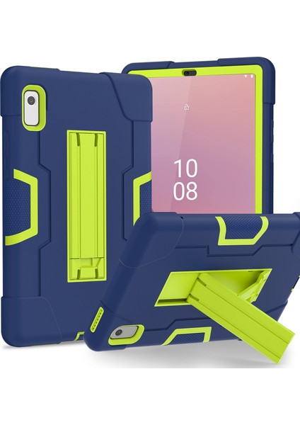 Lenovo Tab M9 / TB-310FU Lacivert Olivin Için Silikon Hibrit Pc Tablet Kılıfı (Yurt Dışından)