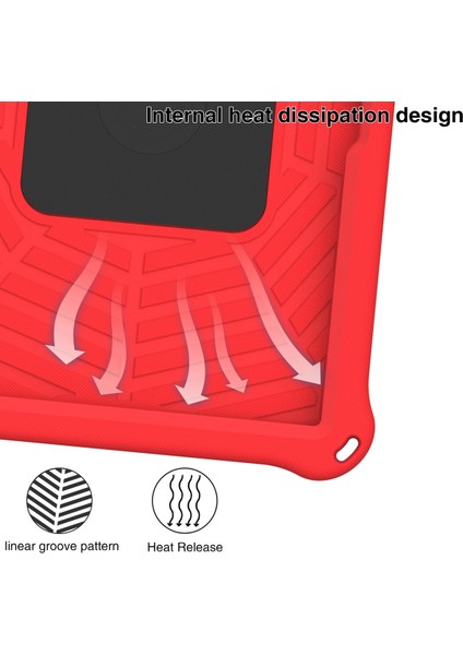 Lenovo Sekmesi Için Silikon Tablet Kutusu M10 3rd Nesil Kırmızı (Yurt Dışından)