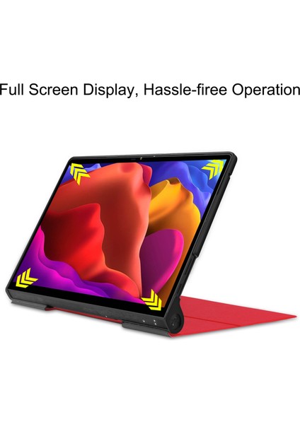 Lenovo Yoga Pad Pro 13 Inç Yf K606F Için Deri Kılıf (Yurt Dışından)