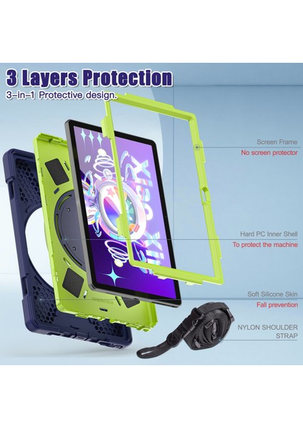 Lenovo Tab M10 Için Tablet Kılıfı Plus 10.6 3. Gen 2022 (Yurt Dışından) modelleri