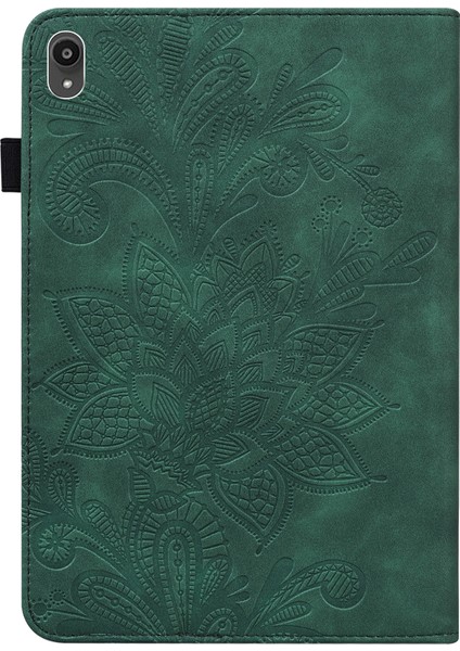 Lenovo Tab P11 Plus Için Dantel Çiçek Pu Kılıfı (Yurt Dışından) fırsatları