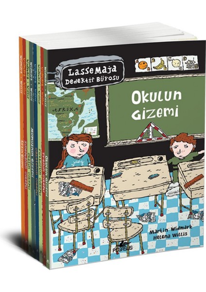 Lasse Maja Dedektif Bürosu Serisi Takım Set 8 Kitap - Martin Widmark