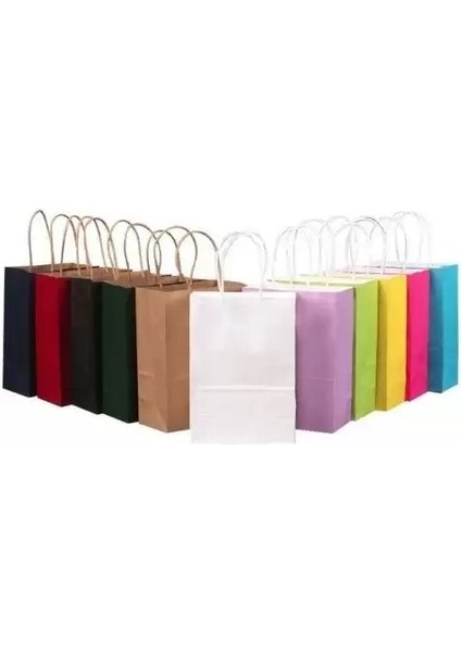 Karton Çanta 9X18X23 ( Lacivert 70GR Kraft ) – 1 Adet