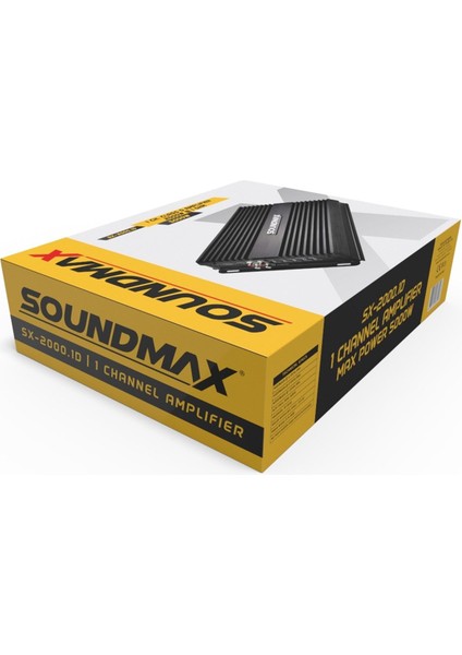 SX-2000.1D 2000W Rms 5000W Max Kumandalı Mono Amfi