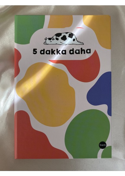 Kişiye Özel 5 Dakika Daha Tasarımlı Lastikli Defter ve Sticker Hediyeli