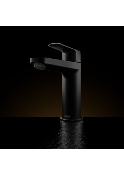E 5618 Quars Lavabo Bataryası- Full Siyah fiyatları