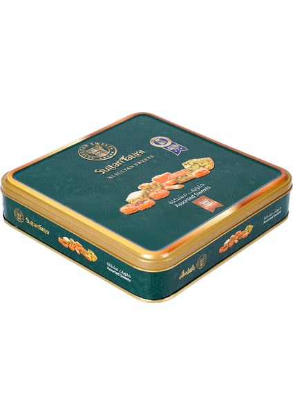 Al Sultan Sweets Karışık Baklava - Metal Kutuda 6lı Lezzet Koleksiyonu 1000GR