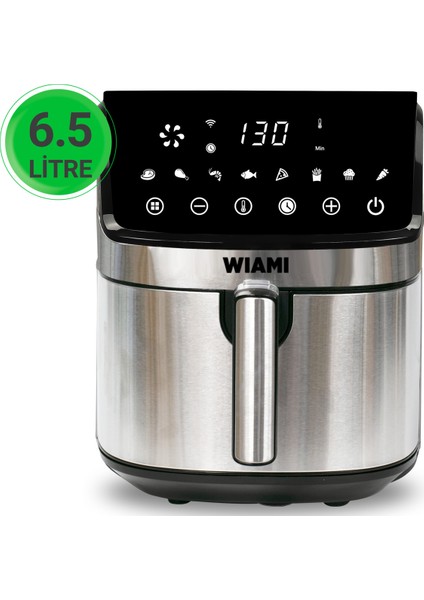 Airfryer 6.5l Inox Akıllı Hava Fritözü