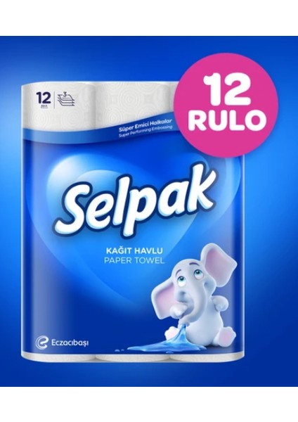 Kağıt Havlu 12'li