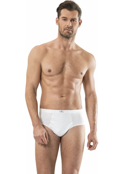 Erkek Beyaz Pamuklu Slip Külot