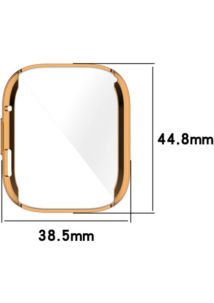 Xiaomi Redmi Watch 3 360 Derece Korumalı Kasa ve Ekran Koruyucu Watch Gard 30 Gümüş