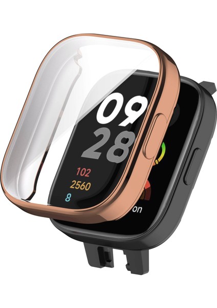Xiaomi Redmi Watch 3 360 Derece Korumalı Kasa ve Ekran Koruyucu Watch Gard 30 Rose Gold fiyatları