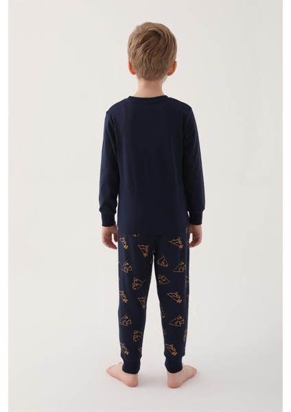 Erkek Lacivert Pijama Takımı