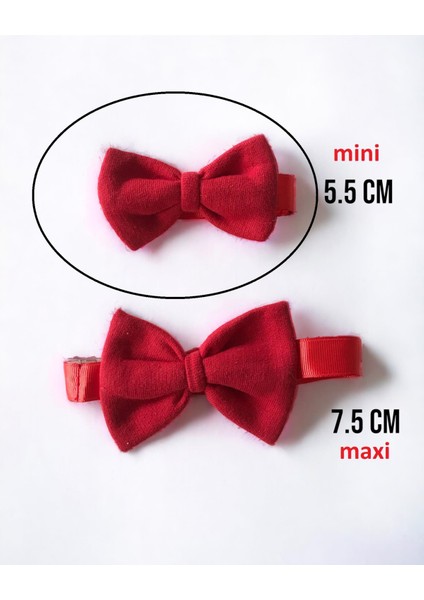 Maxi Rouge Köpek Papyonu Kurdela Tasma Yılbaşı Noel