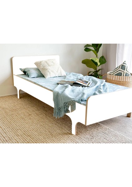 Markaawm Safran Beyaz Karyola Çocuk Genç Odası Yatak Bebek Yatak fiyatları