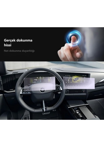 Opel Astra Elegance & Gs Ekran Koruyucu Multimedya Gösterge Şeffaf