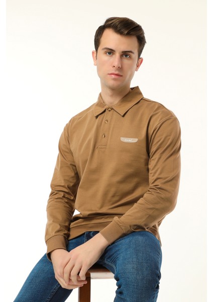 Erkek Classic Fit Uzun Kollu Polo fırsatları