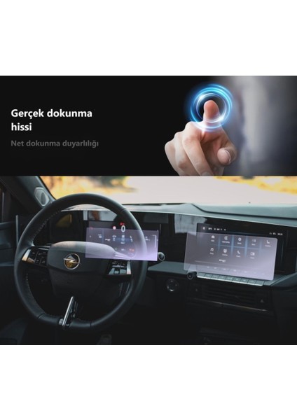 Opel Astra Edition Ekran Koruyucu Multimedya ve Gösterge Şeffaf