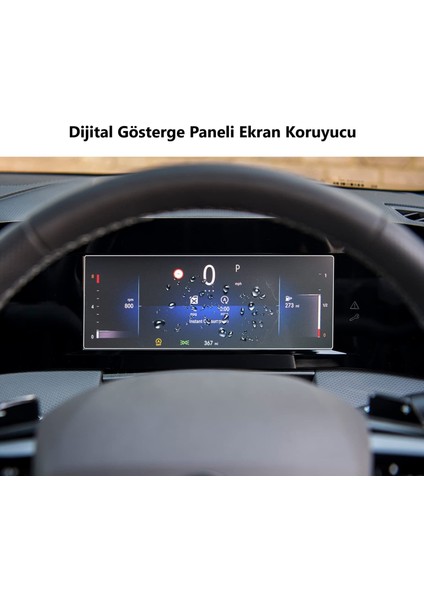 Opel Astra Edition Ekran Koruyucu Multimedya ve Gösterge Şeffaf