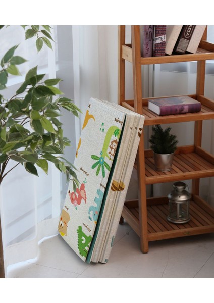 Katlanabilir Bebek Matı / Taşınabilir Çocuk Oyun Halısı 140 x 200 x 1 cm Su Geçirmez Kir Tutmaz Iç / Dış Ortama Uygun modelleri
