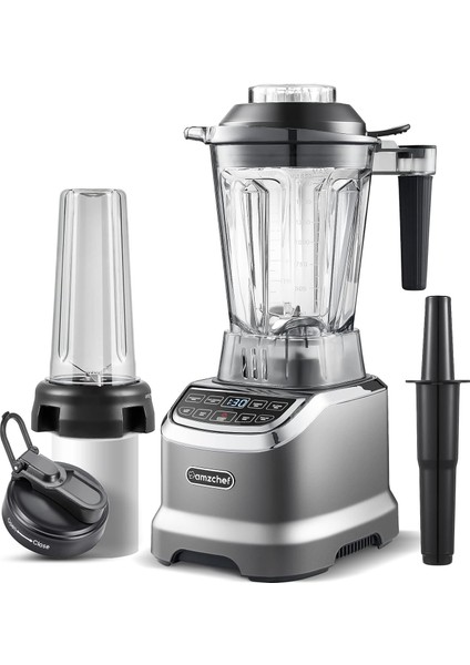 Çok Panelli Akıllı Dokunmatik Ekranlı Amzchef Blender Profesyonel Blender Mikseri, Blender, Elektrikli