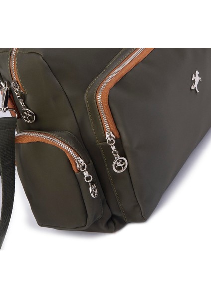 Kadın Büyük Boy Omuz Çantası Yeşil Taba Buzzy (En :37 ,boy :30 Cm) modelleri