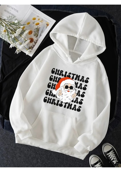 Noel Baba Christmas Kapşonlu Sweatshirt fiyatları