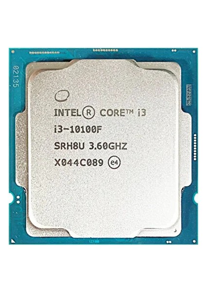 Core i3 10100F 3,6 GHz 6 MB Cache 1200 Pin İşlemci