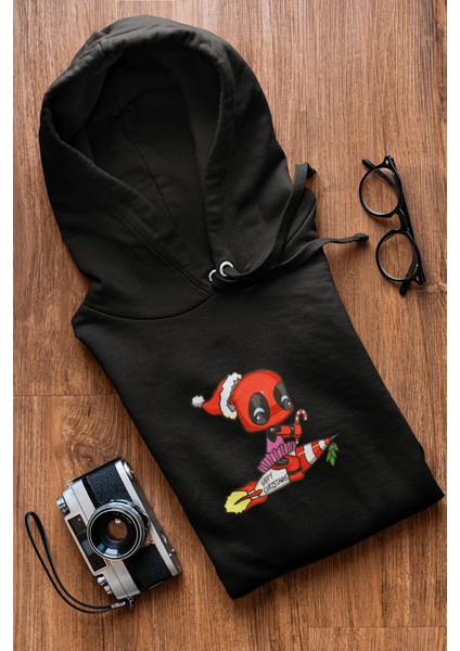 Deadpool Kapşonlu Sweatshirt