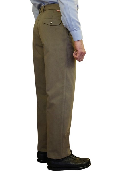 Erkek Pamuklu Chino Pantolon Tritek Ren P105