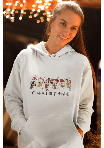 Disney Happy Year Kapşonlu Sweatshirt modelleri