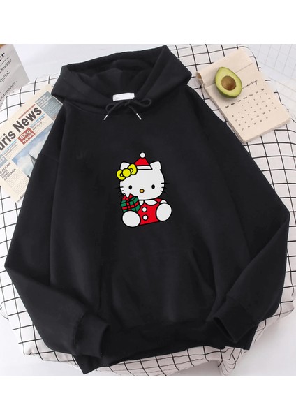 Hello Kitty Sürpriz Kapşonlu Sweatshirt