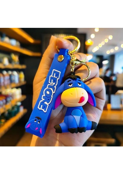 Disney Winniie The Pooh -Eşek Eeyore Anahtralık Çanta Süsü