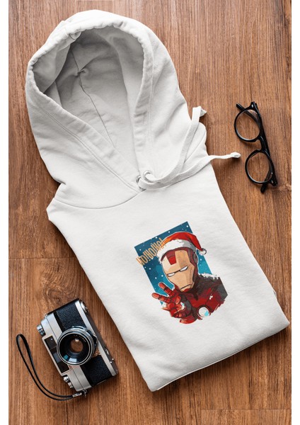 Iron Man Hohoho Kapşonlu Sweatshirt indirimleri