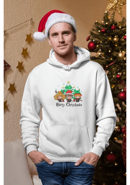 Hp Merry Christmas Kapşonlu Sweatshirt modelleri