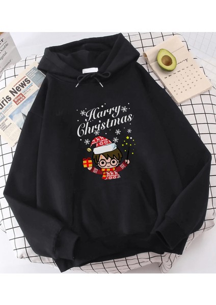 Harry Christmas Kapşonlu Sweatshirt