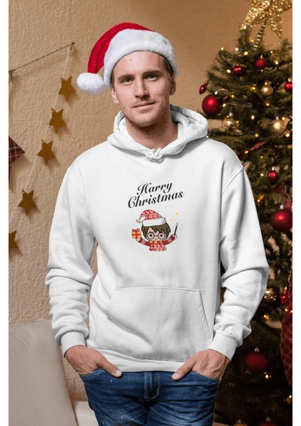 Harry Christmas Kapşonlu Sweatshirt