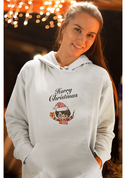 Harry Christmas Kapşonlu Sweatshirt